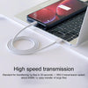 IVON CA70 8 Pin Fast Charging Data Cable, Length: 1m (White)
