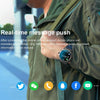 K62 1.43 Inch Waterproof Bluetooth Call Weather Music Smart Sports Watch, Color: Black Three-bead Steel