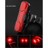 Bicycle USB Rechargeable Taillight LED Tail Lamp (Red Light)