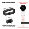 20mm Silicone Watch Strap Keepers, Grey, 10pcs - Security Buckle