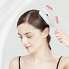 KAKUSAN KKS-203 Red Light Vibration Hair Comb Light Therapy Scalp Massage Instrument(White)