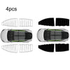 For Tesla Model 3 4pcs Black Car Side Window Privacy Sun Protection Curtain