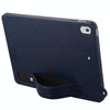 For iPad Pro 9.7 / 9.7 2018 / 2017 TPU Leather Back Tablet Case with Wristband(Dark Blue)