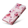 For Samsung Galaxy S25 Ultra 5G Marble Bronzing Stitching Leather Phone Case(Rose Gold)