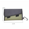 Splitable Fish Bait Bag With 6 PVC Self-Sealing Stickers Classification Storage Hanging Bag(Army Green)