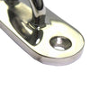 316 Stainless Steel Oval Boat Plate Seat Hand Rowing Boat Fixed Seat Accessories, Specification: 75mm