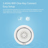 WiFi Siren Alarm, 90dB, Temp/Humidity, Tuya/Smart Life, Alexa/Google