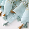 180 X 85cm  Women Cotton And Linen Scarf Retro Splicing Bohemian Printed Silk Shawl SL2003-005