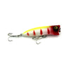 HENGJIA Artificial Popper Fishing Lures Environmentally Friendly Fishing Bait with Hooks, Length: 5.5 cm, Random Color Delivery