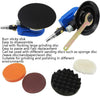 Pneumatic Sandpaper Machine Car Polishing Machine Grinding Machine Waxing Machine, Model: 5inch Vacuum