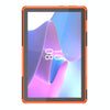For Lenovo Tab M10 3rd Gen Tire Texture TPU + PC Tablet Case with Holder(Orange)