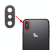 iPhone X Rear Camera Lens Ring (Silver) Replacement