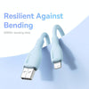 Baseus Pudding Series 2.4A USB to 8 Pin Fast Charging Data Cable, Length:2m(Blue)
