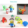 Gen 6th ABS / PLA Filament Kids DIY Drawing 3D Printing Pen with LCD Display(Red+Black)