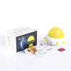 UFO Remote Control USB Charging Night Light Bedside Smart Sensor LED Atmosphere Light(Yellow)