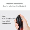 Rechargeable Home Hairdresser Electrical Hair Clippers Hair Shaving Device(Gradient Red)