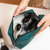 Portable Travel Toiletry Bag Large Capacity Cosmetic Storage Bag(Peacock Green)