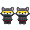 2 PCS TTPU1054 Cute Cartoon Animal Slow Rebound Decompression Toy(Fox Gray)