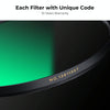 K&F CONCEPT KF01.1985 82mm Nano-X PRO Series MCUV Filter HD Ultra-Thin Copper Frame 36-Layer Coatings Anti-Reflection Green Film