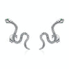 S925 Sterling Silver Smart Snake Ear Studs Women Earrings
