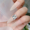 20 PCS Nail Jewelry Stacked Diamond Nail Sticker Accessories(H522 Large White)