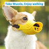 Silicone Dog Muzzle, Small, Blue - Anti-Bark Bite, Breathable
