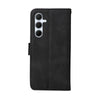 For Samsung Galaxy A56 5G Classic Calf Texture Flip Leather Phone Case(Black)