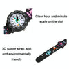 JNEW A342-86170 Children Cartoon Jelly Silicone Strap Quartz Watch(Robot)