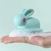 2 PCS Cute Rabbit Shaped Silicone Shampoo Brush(Green)