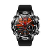 ET482 1.43 inch AMOLED Screen Sports Smart Watch Support Bluetooth Call /  ECG Function(Black Silicone Band)