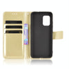 For Asus Zenfone 8 ZS590KS Crazy Horse Texture Horizontal Flip Leather Case with Holder & Card Slots & Lanyard(Gold)