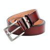 Dandali L8039 Men Casual Antique Pin Buckle Leather Belt Waistband, Length: 110-125cm (Coffee)