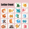 XHN-001 Number Letter Matching Cognitive Card Double-Sided 3D Puzzle Children Puzzle Early Education Toy