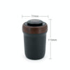 N17D Car Ashtray Arc Spot Tobacco With Lamp and Cover Car Ashtray(Carbon Fiber)