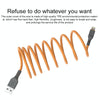 IVON CA78 2.4A 8 Pin Fast Charging Data Cable, Length: 1m (Blue)
