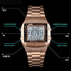 SKMEI 1381 Multifunctional Men Outdoor Business Sport Noctilucent Waterproof Digital Wrist Watch(Coffee)