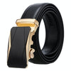 Dandali Casual Men Automatic Buckle Belt Business Soft Leather Pants Band, Length (cm): 110cm(ZD-35)