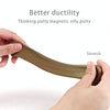 DIY Plasticine Slime Magnetic Rubber Mud Stress Reducer Anti-Anxiety Bouncing Putty Magic Clay Education Toy for Kids and Adults, Small Iron Box Size: 6x2.5cm(Black)