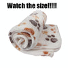 Coral Fleece Pet Blanket, M, White - Soft Dog & Cat Bed Mat