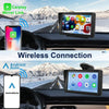 P701S 7 inch Portable Touch Display Wireless Car Navigator Smart CarPlay Bluetooth Reversing Image