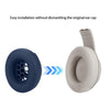 For Beats Studio Pro Headphones Silicone Cover Ear Cushion(Black)