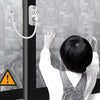 Children High-rise Anti-fall Safety Lock Window Push Limiter, Color: Black (Thick)