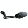 1Pair SF-062 Motorcycle Modified Rearview Mirror Reflective Mirror(Black)