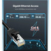 UGREEN NW102 Cat6 RJ45 Household Gigabit Twisted Pair Round Ethernet Cable, Length:3m