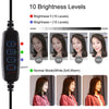 PULUZ 4 in 1 Vlogging Live Broadcast Smartphone Video Rig + 4.7 inch 12cm Ring LED Selfie Light Kits with Microphone + Tripod Mount + Cold Shoe Tripod Head for iPhone, Galaxy, Huawei, Xiaomi, HTC, LG, Google, and Other Smartphones(Blue)
