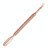 3 PCS Stainless Steel Rose Gold Double-Headed Steel Push Dead Skin Scissors Nail Set,Style: 02  Big Head