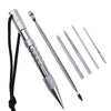 Umbrella Rope Needle Marlin Spike Bracelet DIY Weaving Tool, Specification: 6 PCS / Set Silver