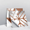 20 PCS 20cm PVC Crystal Covered Film Geometric Pattern Tile Wall Sticker(TS237)