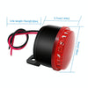 Motorcycle Brakes Horn with Red LED Light 12V 6 Tones + LED Lamp