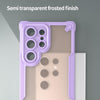 For Samsung Galaxy S24 Ultra 5G Armor Glaze PC Hybrid TPU Phone Case(Purple)